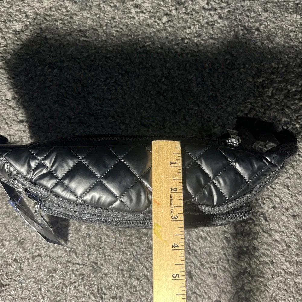 Nautica Bum Bag Quilted Black Crossbody Or A Belt Bag New‎